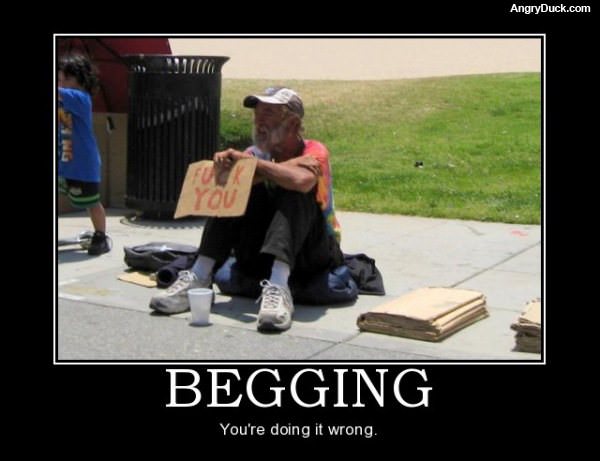 Begging