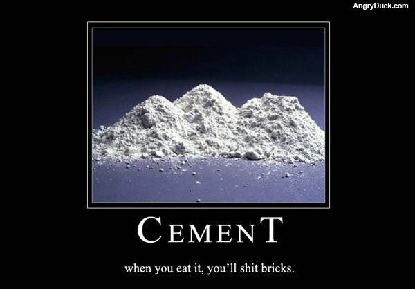 Cement   Shit Bricks