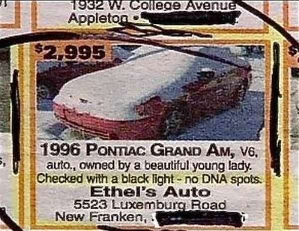 Checked with Black Light