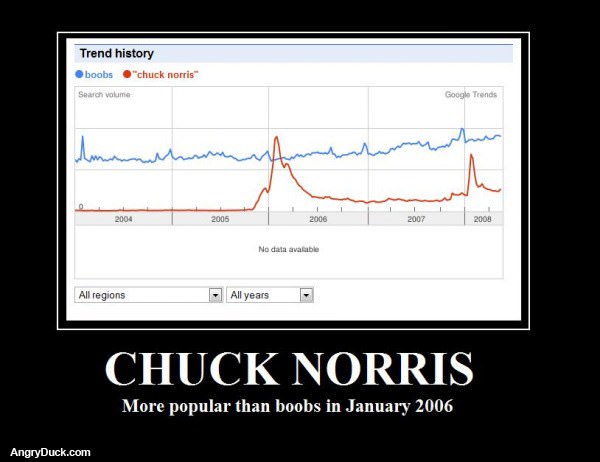 Chuck Norris is Popular