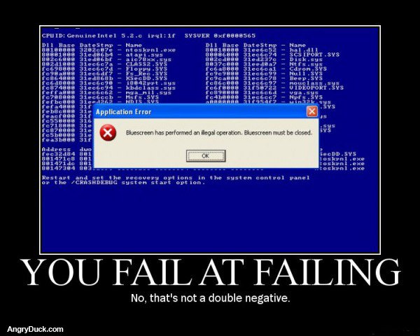 Fail at Failing