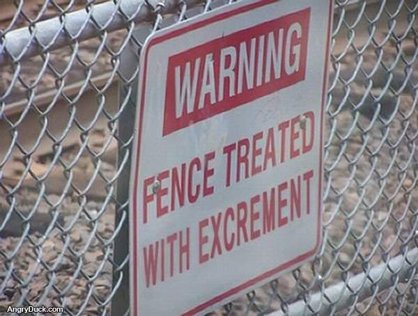Fence Warning