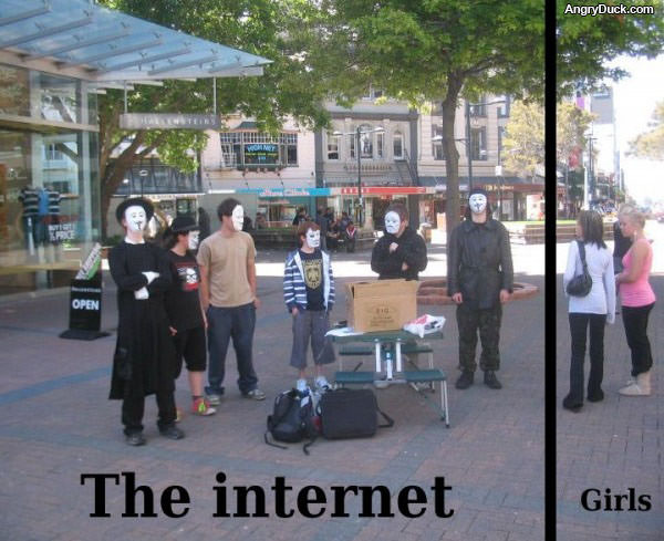 Girls vs the Internet