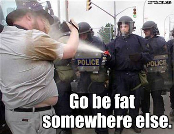 Go be Fat Somewhere Else