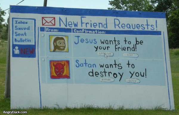 Jesus Friend Request