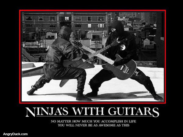 Ninjas with Guitars
