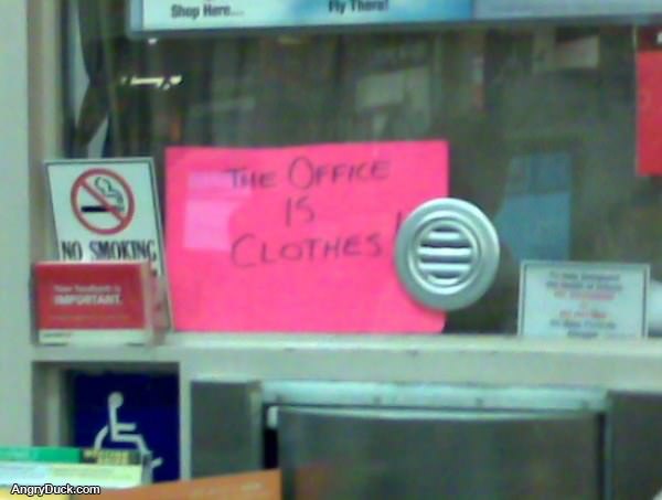 Office is Clothes