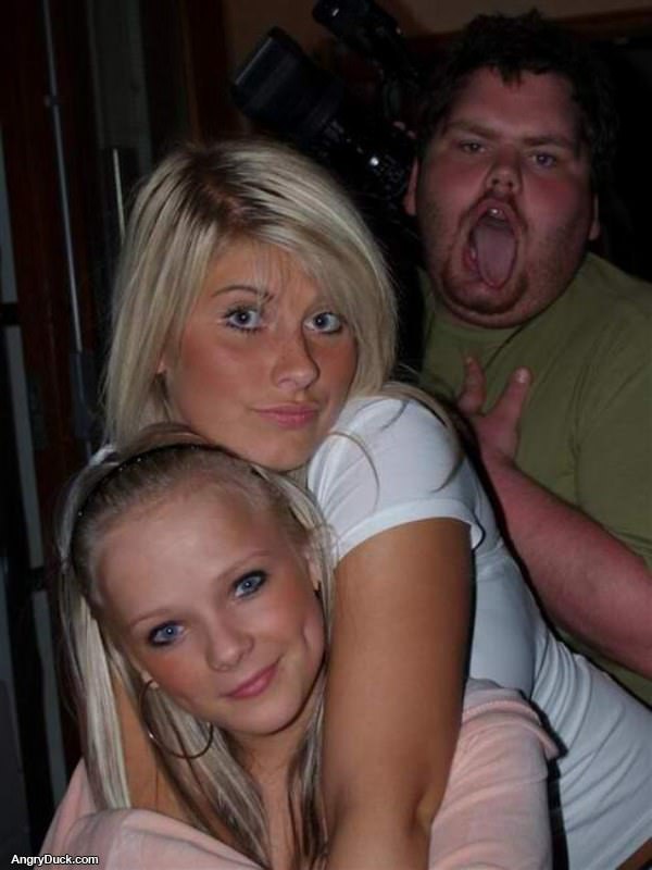 Photobomber Fat Guy