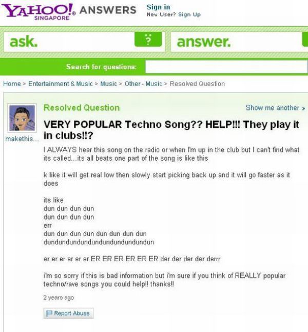Popular Techno Song