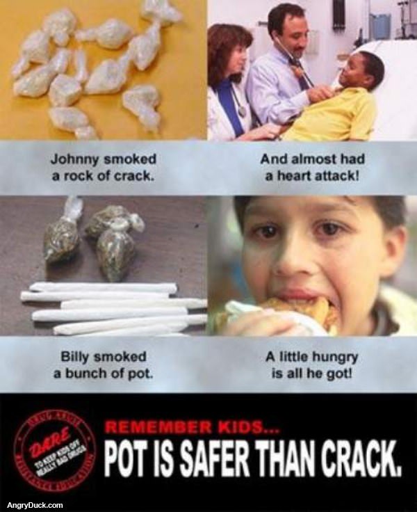Pot is Safer