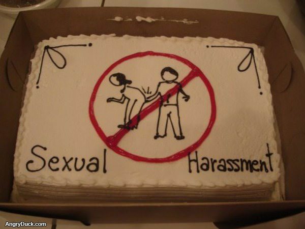 Sexual Harassment Cake