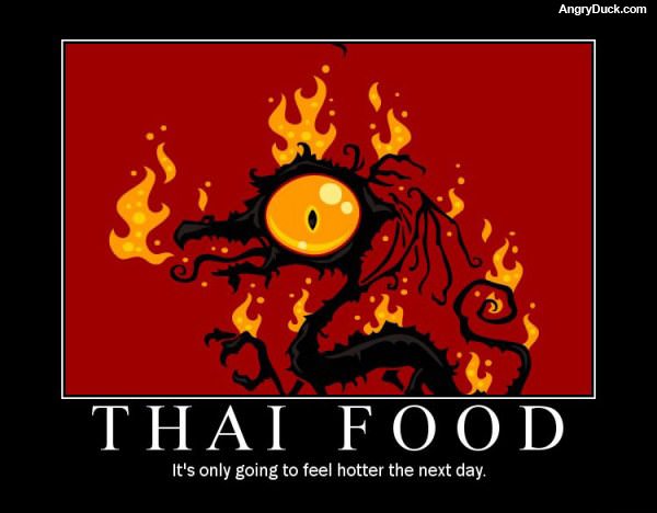 Thai Food is Hot