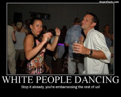 White People Dancing