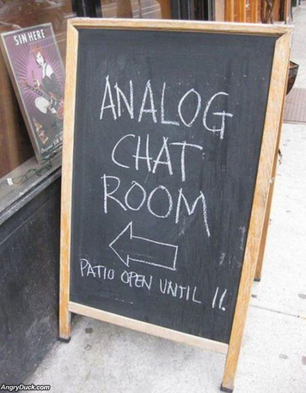 Analog Chat Room