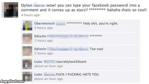 Facebook Password