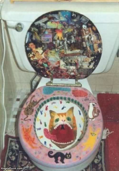 Kitty Eats It Nom Nom