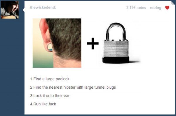 Lock The Hipster