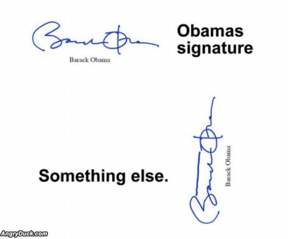 Obamas Signature