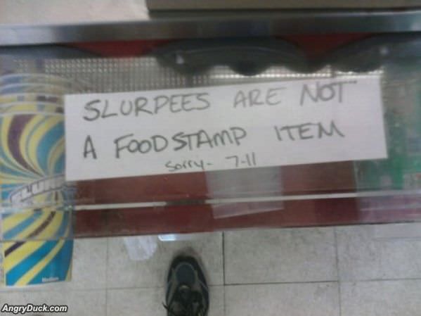 Slurpees Food Stamp Item