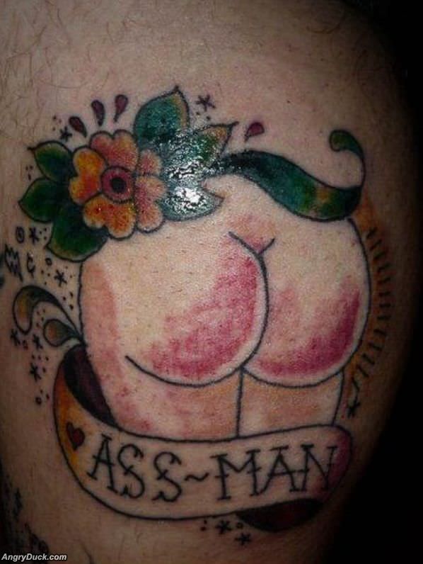 Ass Man Tattoo