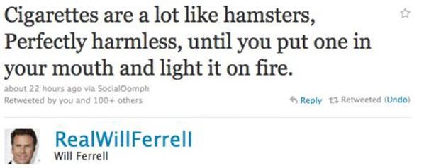 Cigarettes And Hamsters