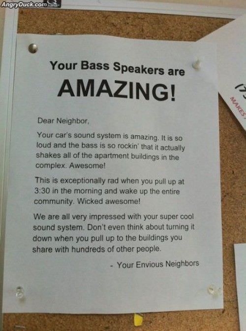 Envious Neighbors