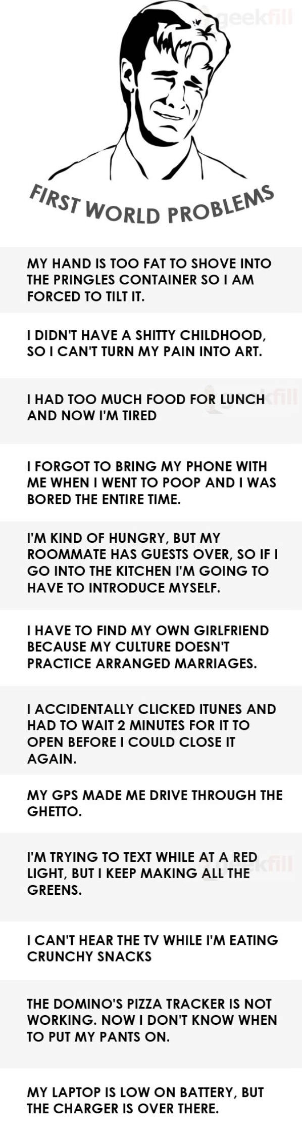 First World Problems