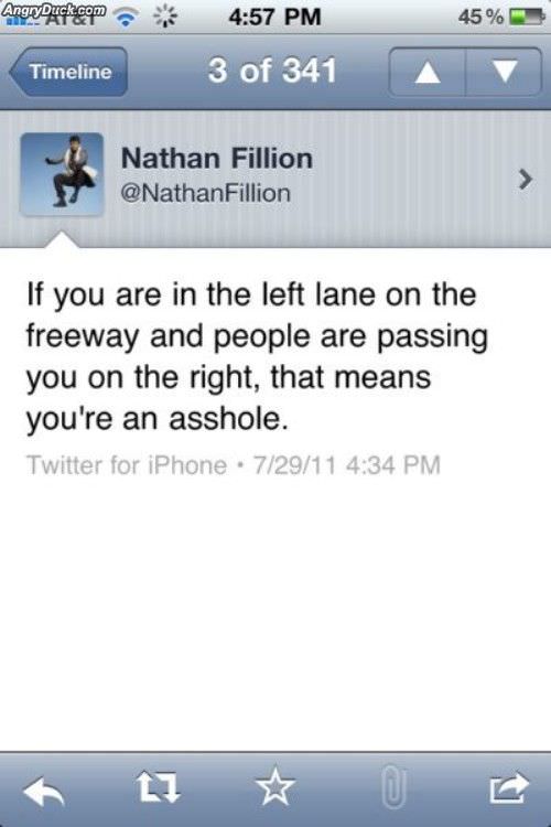 Passing On The Right