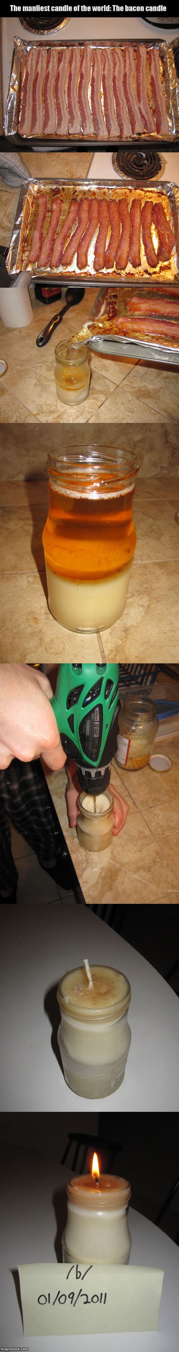 Bacon Candle