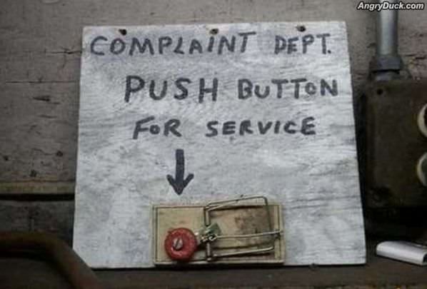 Complaint Department