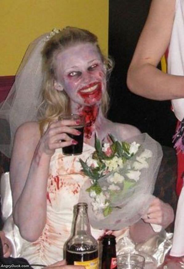 Crazy Zombie Bride