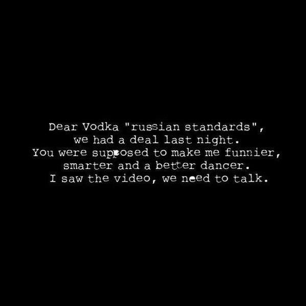 Dear Vodka