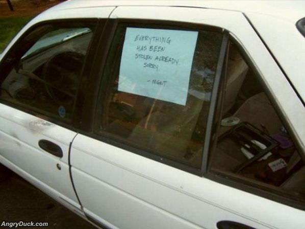 Everything Stolen Already