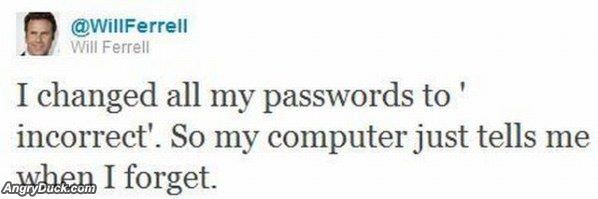 Changed My Password