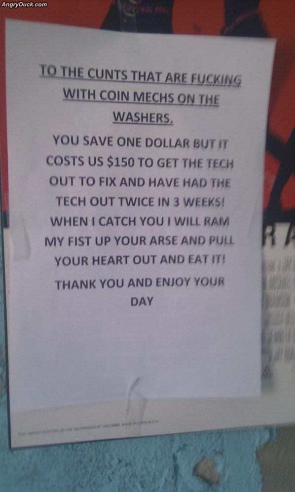 Coin Machine Trouble