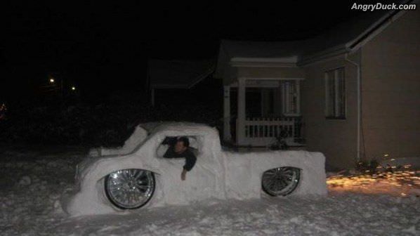 Ghetto Snow Car