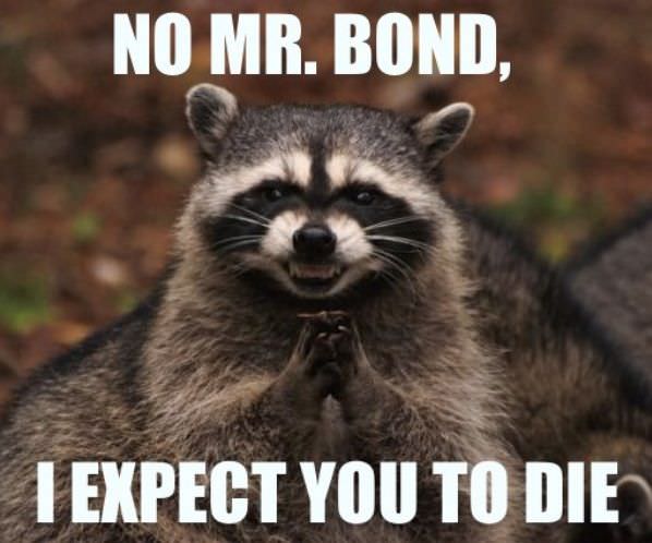 No Mr Bond