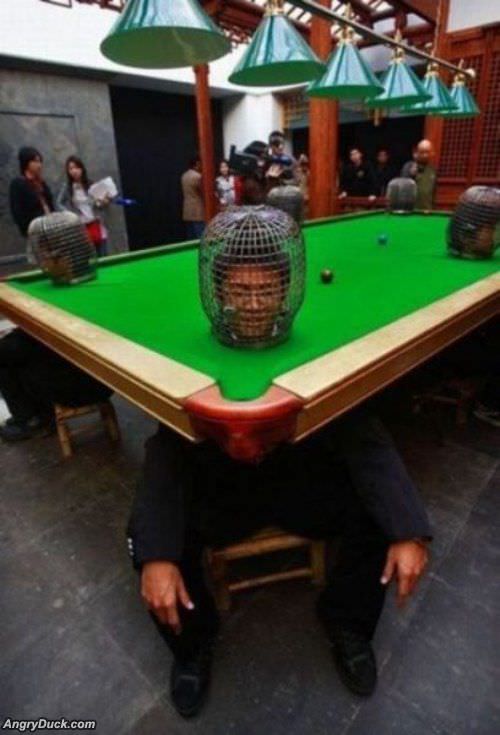 Strange Pool Game