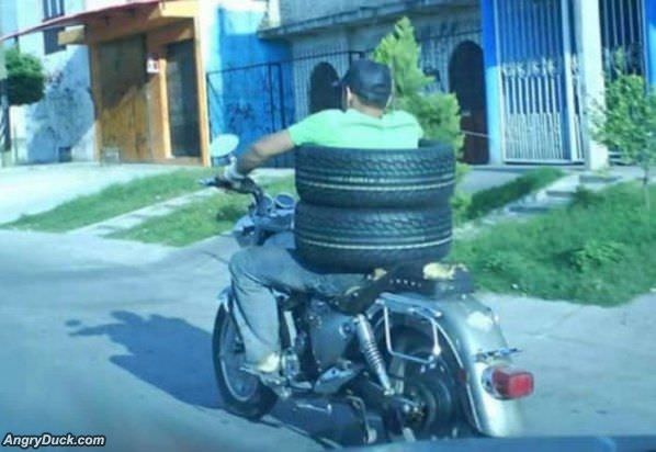 Tire Delivery Man