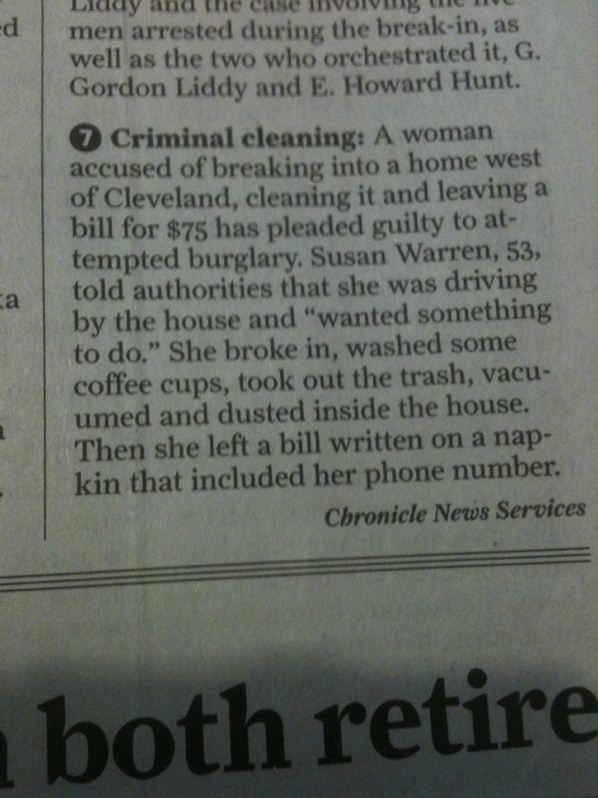 Criminal Cleaning