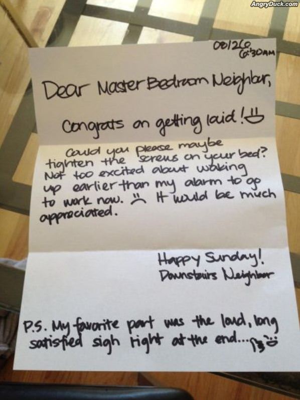 Dear Neighbor