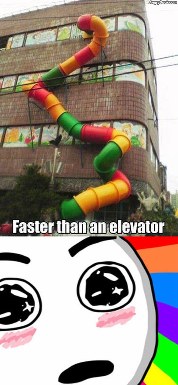 Faster Than An Elevator