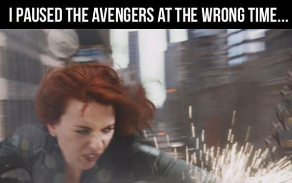 Paused The Avengers