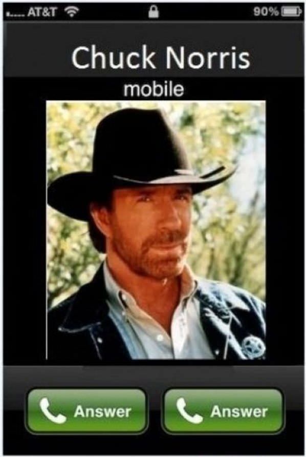 Chuck Norris Is Calling