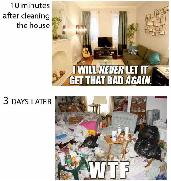 Cleaning The House