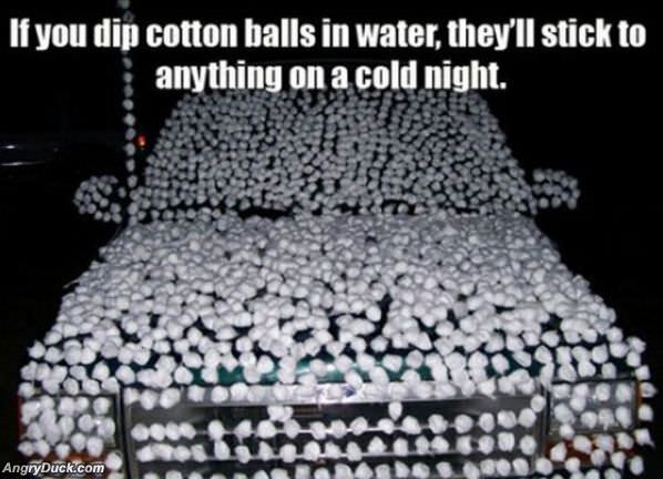 Cotton Balls Pro Tip