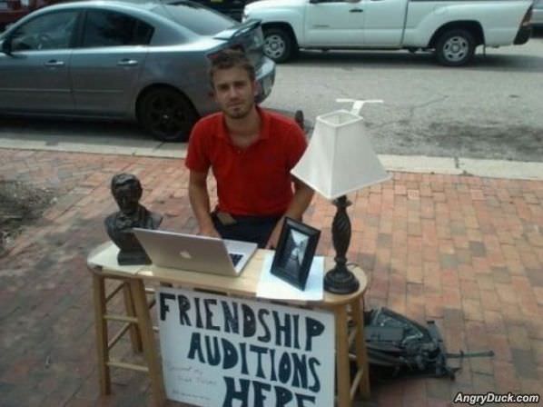 Friendship Auditions