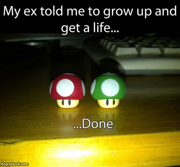 Grow Up And Get A Life