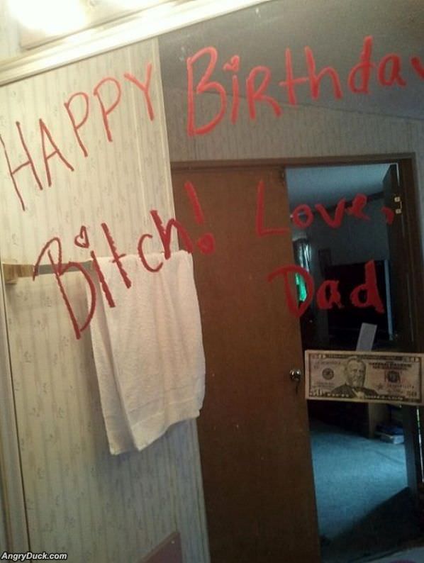 Interesting Note From Dad