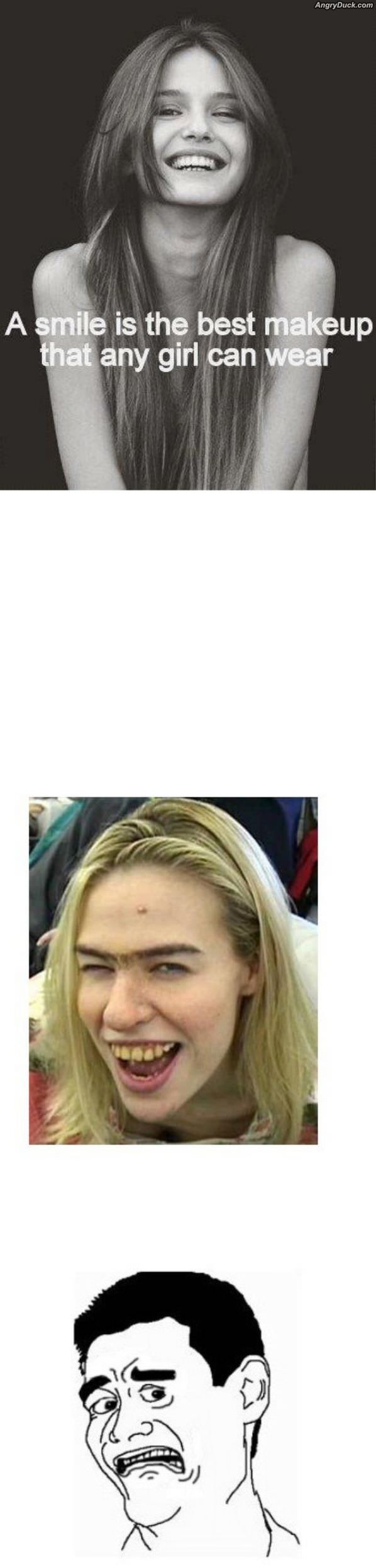 Smile Is A Girls Makeup